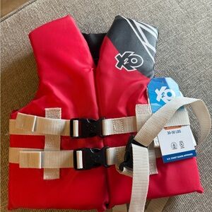 Kids Red Life Vest